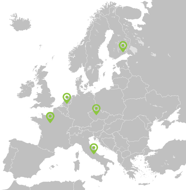 map of datacenters